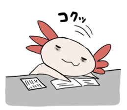 axolotl-Work section- sticker #1849003