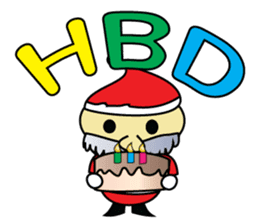 Nicholo,Santa Dwarf from Claus Hill (EN) sticker #1849850