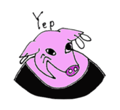 Rock Piggy sticker #1850101