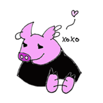 Rock Piggy sticker #1850105