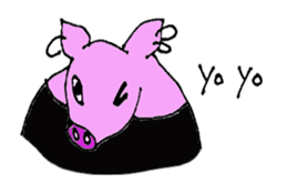 Rock Piggy sticker #1850107