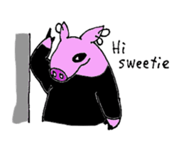 Rock Piggy sticker #1850119