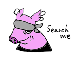 Rock Piggy sticker #1850120