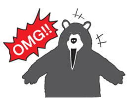 Black Bear Diary sticker #1851506