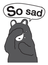 Black Bear Diary sticker #1851519