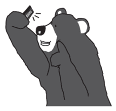 Black Bear Diary sticker #1851520