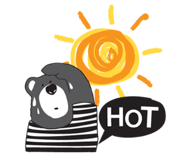 Black Bear Diary sticker #1851530