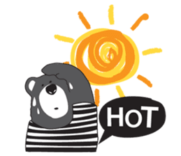 Black Bear Diary sticker #1851530