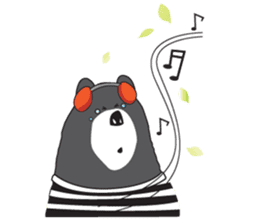 Black Bear Diary sticker #1851532