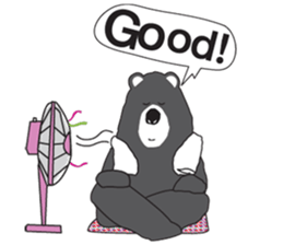 Black Bear Diary sticker #1851534