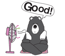 Black Bear Diary sticker #1851534