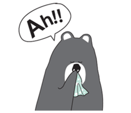 Black Bear Diary sticker #1851539