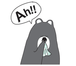 Black Bear Diary sticker #1851539