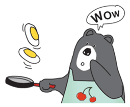 Black Bear Diary sticker #1851540