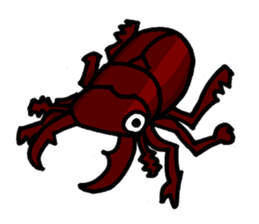 beetles and stag beetles sticker #1851661