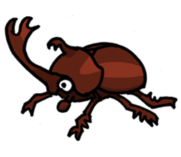 beetles and stag beetles sticker #1851662