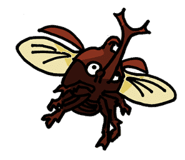 beetles and stag beetles sticker #1851666