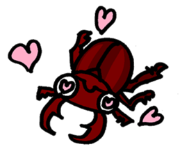 beetles and stag beetles sticker #1851673