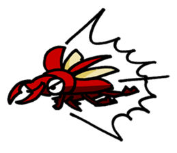 beetles and stag beetles sticker #1851676