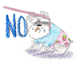 Fu-chan of Schnauzer sticker #1852782