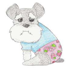 Fu-chan of Schnauzer sticker #1852788