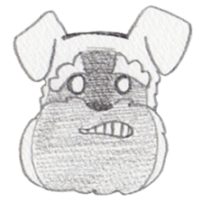 Fu-chan of Schnauzer sticker #1852791