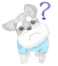 Fu-chan of Schnauzer sticker #1852792