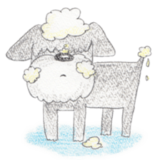 Fu-chan of Schnauzer sticker #1852793