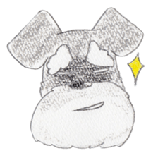 Fu-chan of Schnauzer sticker #1852797