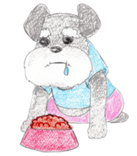 Fu-chan of Schnauzer sticker #1852801