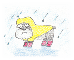 Fu-chan of Schnauzer sticker #1852804