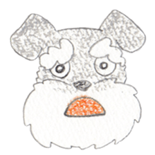 Fu-chan of Schnauzer sticker #1852809