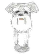 Fu-chan of Schnauzer sticker #1852810