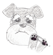 Fu-chan of Schnauzer sticker #1852814