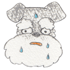 Fu-chan of Schnauzer sticker #1852817