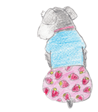 Fu-chan of Schnauzer sticker #1852818