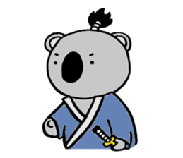 Koala-Samurai sticker #1853101