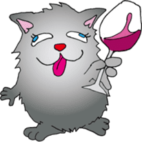 Drunk CAT sticker #1853662