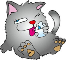 Drunk CAT sticker #1853665