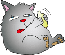 Drunk CAT sticker #1853689