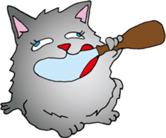 Drunk CAT sticker #1853691