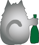 Drunk CAT sticker #1853696