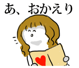 Japanese OTAKU GIRL Sticker sticker #1853938