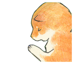 Sticker of the friendly dog sticker #1854116