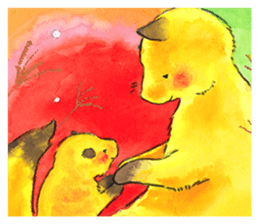 Sticker of the friendly dog sticker #1854127