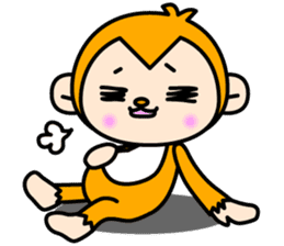 little monkey Alex sticker #1854249