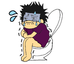 Daily life of Tora sticker #1854423