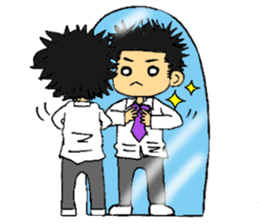 Daily life of Tora sticker #1854424