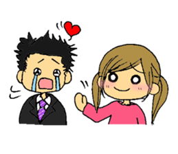 Daily life of Tora sticker #1854425