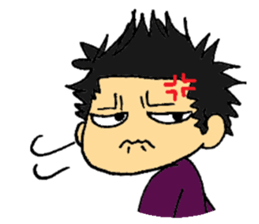 Daily life of Tora sticker #1854438